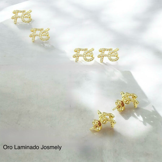 ‘Fe’ Sparkling Earrings